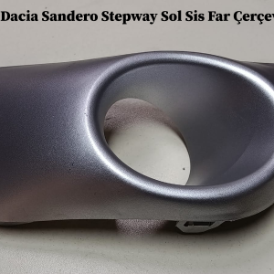 Dacia Sandero Stepway Sol Sis Far Çerçevesi Gümüş Gri 261A34414R