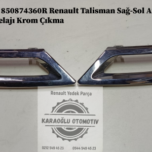 Renault Talisman Sağ-Sol Arka Tampon Nikelajı Krom Çıkma 850868227R 850874360R
