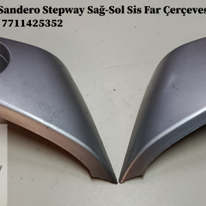 Dacia Sandero Stepway Sağ-Sol Sis Far Çerçevesi Takım 7711425352