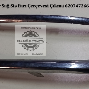 Renault Captur Sağ Sis Farı Çerçevesi Çıkma 620747266R 620745350R