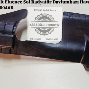 Renault Fluence Sol Radyatör Davlumbazı Hava Yönlendirici 214990046R