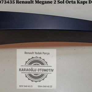 Renault Megane 2 Sol Orta Kapı Direği Dış Kaplaması Çıkma 8200073435