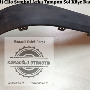 Renault Clio Symbol Arka Tampon Sol Köşe Bandı Çıkma 8200136894