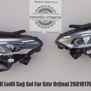 Renault Clio 5 Full Ledli Sağ Sol Far 260600901R 260107933R