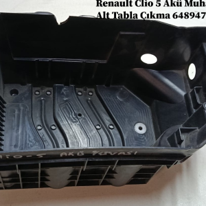 Renault Clio 5 Akü Muhafazası Bakaliti Akü Alt Tabla Çıkma 648947760R-648945022R