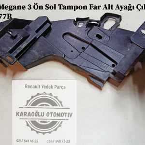 Renault Megane 3 Ön Sol Tampon Far Alt Ayağı Çıkma 622238077R