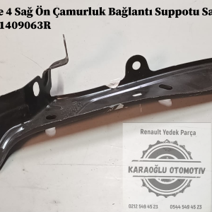 Renault Megane 4 Sağ Ön Çamurluk Bağlantı Suppotu Sacı 631413398R 631409063R