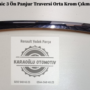 Renault Scenic 3 Ön Panjur Traversi Orta Krom Çıkma 620783050R
