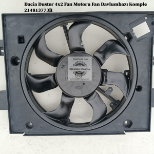 Dacia Duster 4x2 Fan Motoru Fan Davlumbazı Komple 214813773R