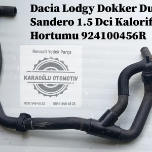 Dacia Lodgy Dokker Duster Sandero 1.5 Dci Kalorifer Hortumu 924100456R 924102756R