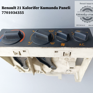 Renault 21 Kalorifer Kumanda Paneli 7701034355