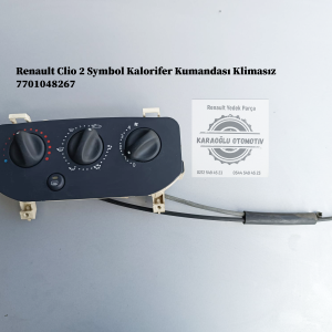 Renault Clio 2 Symbol Kalorifer Kumandası Klimasız 7701048267
