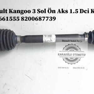 Renault Kangoo 3 Sol Ön Aks 1.5 Dci K9K 5 Vites 8200661555 8200687739