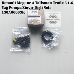 Renault Megane 4 Talisman Trafic 3 1.6 Yağ Pompa Zincir Dişli Seti 150A00005R