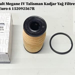 Renault Megane IV Talisman Kadjar Yağ Filtresi 1.5 Dci K9K Euro 6 152092567R