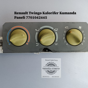 Renault Twingo Kalorifer Kumanda Paneli 7701042445