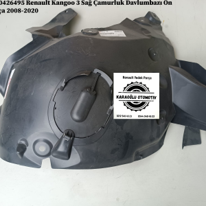 Renault Kangoo 3 Sağ Çamurluk Davlumbazı Ön Parça 2008-2020 8200426495