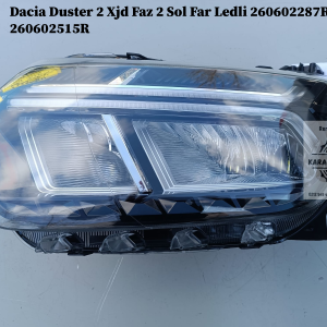 Dacia Duster 2 Xjd Faz 2 Sol Far Ledli 260602287R 260602515R