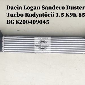 Dacia Logan Sandero Duster Turbo Radyatörü 1.5 K9K 85 BG 8200409045