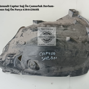 Renault Captur Sağ Ön Çamurluk Davlumbazı Ön Parça 638442868R