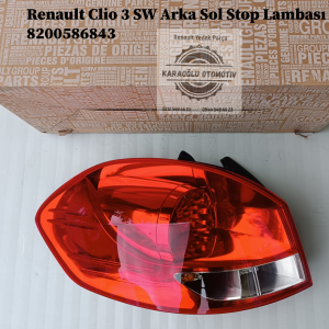 Renault Clio 3 SW Arka Sol Stop Lambası 8200586843