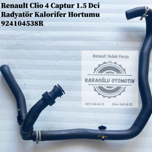 Renault Clio 4 Captur 1.5 Dci Radyatör Kalorifer Hortumu 924104538R