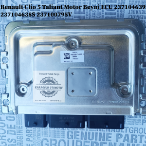 Renault Clio 5 Taliant Motor Beyni ECU 237104639S 237104638S 237100795V