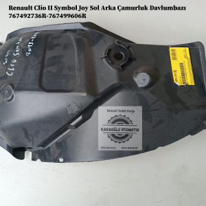 Renault Clio II Symbol Joy Sol Arka Çamurluk Davlumbazı 767492736R-767499606R