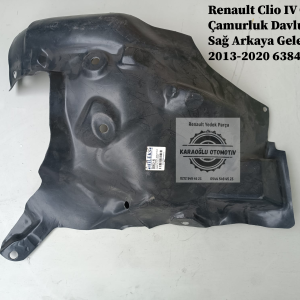 Renault Clio IV Ön Çamurluk Davlumbazı Sağ Arkaya Gelen 2013-2020 638428084R