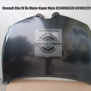 Renault Clio IV Ön Motor Kaput Mais 651009833R 651003291R