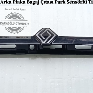Renault Duster Arka Plaka Bagaj Çıtası Park Sensörlü Tip 265125108R 265129468R