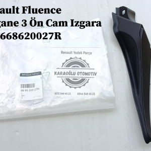 Renault Fluence Megane 3 Ön Cam Izgara Sağ 668620027R