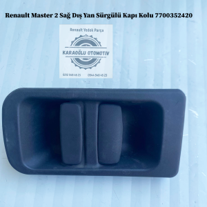 Renault Master 2 Sağ Dış Yan Sürgülü Kapı Kolu 7700352420