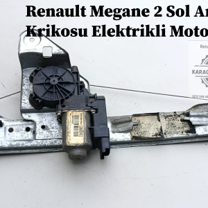 Renault Megane 2 Sol Arka Cam Krikosu Elektrikli Motorlu 8201010924