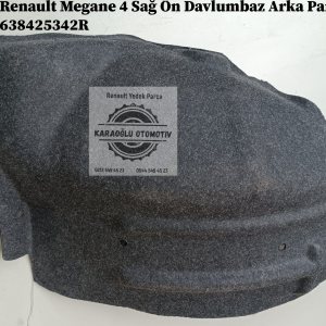 Renault Megane 4 Sağ Ön Davlumbaz Arka Parça 638425342R