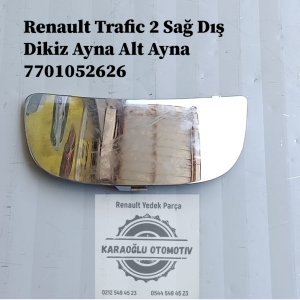 Renault Trafic 2 Sağ Dış Dikiz Ayna Alt Ayna 7701052626