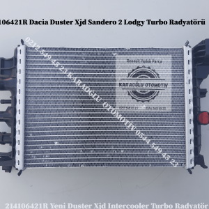 Dacia Duster Xjd Sandero 2 Lodgy Turbo Radyatörü 214106421R
