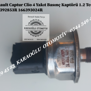 Renault Captur Clio 4 Yakıt Basınç Kaptörü 1.2 Tce 166392853R 166393024R
